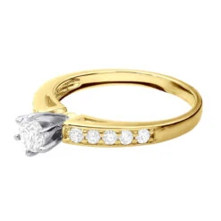 14K White Gold Round Diamond Engagement Ring 1.25 Carats 14 14K White Gold Round Diamond Engagement Ring 1.25 Carats -Its Hot Jewelry Shop 1 25 carat round diamond engagement ring 14k white yellow or rose gold back yellow