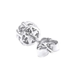 1 Cluster Diamond Earring 0.20ct 14K White Gold Single Earring Men's -Its Hot Jewelry Shop 1 cluster diamond earring 020ct 14k gold single earring mens p 49533 backwh