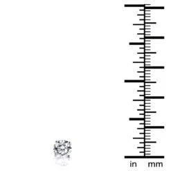 1 Ct. Diamond Stud Earrings W Round Diamonds 14K Yellow Gold -Its Hot Jewelry Shop 1 ct diamond stud earrings w round diamonds 14k gold p 5636 ruler