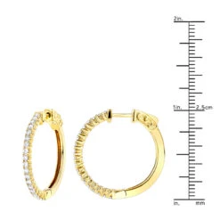 1 Inch Diamond Hoop Earrings 0.86ct 14K Yellow Gold 13 1 Inch Diamond Hoop Earrings 0.86ct 14K Yellow Gold -Its Hot Jewelry Shop 1 inch diamond hoop earrings 086ct 14k p 44581 rulerye