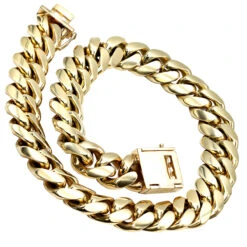 Solid 14K Yellow Gold Diamond Cuban Link Chain 1 Kilo -Its Hot Jewelry Shop 1 kilo full inch solid cuban link 14k gold mens diamond chain 60 carats backye