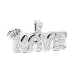 10K Rose Gold 2.5 Carat Diamond Name Plate Pendant For Men And Women 12 10K Rose Gold 2.5 Carat Diamond Name Plate Pendant For Men And Women -Its Hot Jewelry Shop 100627 100627 white