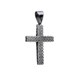 10K Yellow Gold Black Diamond Cross Pendant For Men 1.5ct By Luxurman 17 10K Yellow Gold Black Diamond Cross Pendant For Men 1.5ct By Luxurman -Its Hot Jewelry Shop 10k gold black diamond cross pendant for men 15ct by luxurman backbl