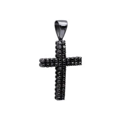 10K Yellow Gold Black Diamond Cross Pendant For Men 1.5ct By Luxurman 14 10K Yellow Gold Black Diamond Cross Pendant For Men 1.5ct By Luxurman -Its Hot Jewelry Shop 10k gold black diamond cross pendant for men 15ct by luxurman bl