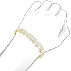 10K White Gold Men's Diamond Bracelet 3.22ct -Its Hot Jewelry Shop 10k gold diamond bracelet 322ct p 43460 bodye