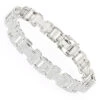 10K White Gold Men's Diamond Bracelet 3.22ct -Its Hot Jewelry Shop 10k gold diamond bracelet 322ct p 43460 wh