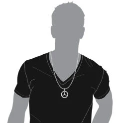 10K White Gold Diamond Mercedes-Benz Pendant For Men 1 Carat 12 10K White Gold Diamond Mercedes-Benz Pendant For Men 1 Carat -Its Hot Jewelry Shop 10k gold diamond mercedes benz pendant for men 1 carat bodwh