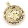 10K Yellow Gold Medusa Medallion Versace Style Diamond Pendant 1.86ct -Its Hot Jewelry Shop 10k gold medusa medallion versace style diamond pendant 186ct 1