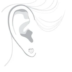 10K White Gold Pave Round Diamond Small Heart Earrings 0.1ct 12 10K White Gold Pave Round Diamond Small Heart Earrings 0.1ct -Its Hot Jewelry Shop 10k gold pave round diamond small heart earrings 012ct p 6164 bodwh