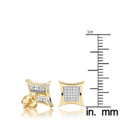 10K White Gold Round Diamond Kite Stud Earrings 0.18ct -Its Hot Jewelry Shop 10k gold round diamond kite stud earrings 018ct p 47959 rulerye