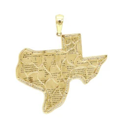 10K White Gold Texas State Map Blue Diamond Pendant 4.95ct -Its Hot Jewelry Shop 10k gold texas state map blue diamond pendant 495ct backye