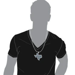 10K White Gold Texas State Map Blue Diamond Pendant 4.95ct -Its Hot Jewelry Shop 10k gold texas state map blue diamond pendant 495ct bodwh