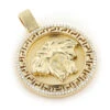 10K Yellow Gold Versace Style Diamond Pendant Medusa Medallion 0.61ct 2 10K Yellow Gold Versace Style Diamond Pendant Medusa Medallion 0.61ct -Its Hot Jewelry Shop 10k gold versace style diamond pendant medusa medallion 061ct 1