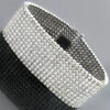 10K White Gold Men's Round Prong Diamond Cuff Bracelet 10 Row 22.25 -Its Hot Jewelry Shop 10k mens round prong diamond cuff bracelet 10 row 2225 p 6106