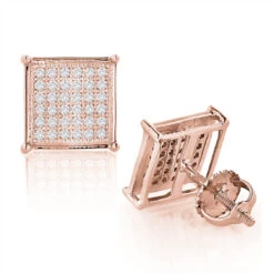 10K White Gold Pave Diamond Stud Earrings 0.27ct -Its Hot Jewelry Shop 10k pave diamond stud earrings 027ct p 41213 ro