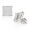 10K White Gold Pave Diamond Stud Earrings 0.27ct -Its Hot Jewelry Shop 10k pave diamond stud earrings 027ct p 41213 wh