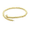 Ball 10K Yellow Gold Moon Cut Chain Bracelet 5mm 7.5-9in -Its Hot Jewelry Shop 10k yellow gold moon cut chain bracelet 6mm 75 9in 1