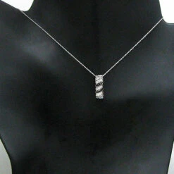 14K White Gold Black And White Diamond Pendant For Women Slider 0.27ct 8 14K White Gold Black And White Diamond Pendant For Women Slider 0.27ct -Its Hot Jewelry Shop 14k black and white diamond pendant 027ct p 40376bod
