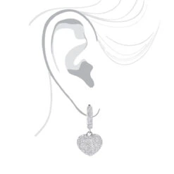 14K White Gold Dangle Diamond Heart Earrings 1 Ct 12 14K White Gold Dangle Diamond Heart Earrings 1 Ct -Its Hot Jewelry Shop 14k dangle diamond heart earrings 135ct p 22380 bodwh