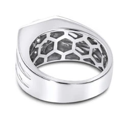 14K White Gold Designer Diamond Ring 0.65ct -Its Hot Jewelry Shop 14k designer diamond ring 065ct p 40410 backwh