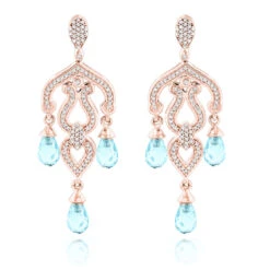 14K White Gold Diamond Chandelier Earrings Blue Topaz 0.37ct 10 14K White Gold Diamond Chandelier Earrings Blue Topaz 0.37ct -Its Hot Jewelry Shop 14k diamond chandelier earrings blue topaz 037ct p 22416 ro