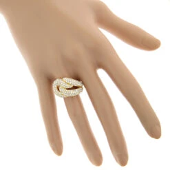 14K Yellow Gold Diamond Fashion Ring For Women 2.30ct -Its Hot Jewelry Shop 14k diamond fashion ring 230ct p 42072 bodye