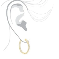 14K White Gold 1 3/8 Inch Diamond Hoop Earrings Inside Out 4.40ct 12 14K White Gold 1 3/8 Inch Diamond Hoop Earrings Inside Out 4.40ct -Its Hot Jewelry Shop 14k gold 1 inch diamond hoop earrings inside out 440ct p 6283 bodye