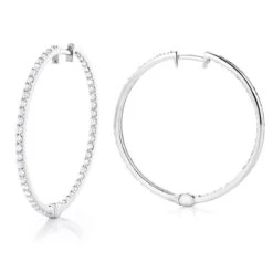 14K Yellow Gold 1 Row Inside Out Diamond Hoop Earrings 3.15ct 9 14K Yellow Gold 1 Row Inside Out Diamond Hoop Earrings 3.15ct -Its Hot Jewelry Shop 14k gold 1 row inside out diamond hoop earrings 315ct p 5996 wh
