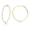 14K Yellow Gold 1 Row Inside Out Diamond Hoop Earrings 3.15ct 2 14K Yellow Gold 1 Row Inside Out Diamond Hoop Earrings 3.15ct -Its Hot Jewelry Shop 14k gold 1 row inside out diamond hoop earrings 315ct p 5996 ye