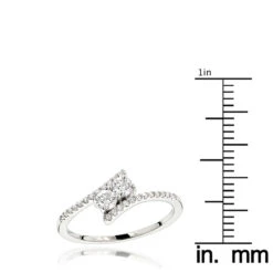 14K Yellow Gold 2 Stone Diamond Ladies Ring 0.4ct Love And Friendship Design 13 14K Yellow Gold 2 Stone Diamond Ladies Ring 0.4ct Love And Friendship Design -Its Hot Jewelry Shop 14k gold 2 stone diamond ladies ring 04ct love and friendship design rulerwh