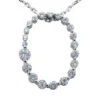 14K White Gold 21 Stone Diamond Journey Necklace 0.50ct 1 14K White Gold 21 Stone Diamond Journey Necklace 0.50ct -Its Hot Jewelry Shop 14k gold 21 stone diamond journey necklace 050ct p 28178 white 20220426