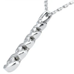 14K White Gold Designer 5 Stone Diamond Journey Necklace 2ct 5 14K White Gold Designer 5 Stone Diamond Journey Necklace 2ct -Its Hot Jewelry Shop 14k gold 5 stone diamond journey necklace 2ct p 28031 back white 20220426