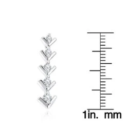 14K White Gold Designer 5 Stone Diamond Journey Pendant 0.25ct 11 14K White Gold Designer 5 Stone Diamond Journey Pendant 0.25ct -Its Hot Jewelry Shop 14k gold 5 stone diamond journey pendant 025ct p 28125 rulerwh