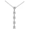 14K White Gold 5 Stone Diamond Journey Pendant 1.75ct -Its Hot Jewelry Shop 14k gold 5 stone diamond journey pendant 175ct p 28086 white 20220426