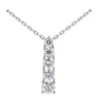 14K White Gold 5 Stone Round Diamond Journey Pendant 1ct 2 14K White Gold 5 Stone Round Diamond Journey Pendant 1ct -Its Hot Jewelry Shop 14k gold 5 stone diamond journey pendant 1ct p 28066 white 20220426