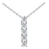 14K White Gold 5 Stone Shared Prong Set Diamond Journey Pendant 1ct 1 14K White Gold 5 Stone Shared Prong Set Diamond Journey Pendant 1ct -Its Hot Jewelry Shop 14k gold 5 stone diamond journey pendant 1ct p 28155 white 20220426