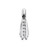 14K White Gold 6 Stone Diamond Journey Pendant 0.42ct -Its Hot Jewelry Shop 14k gold 6 stone diamond journey pendant 042ct p 28096 white 20220426