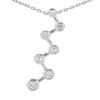 14K White Gold 7 Stone Diamond Journey Necklace 0.75ct -Its Hot Jewelry Shop 14k gold 7 stone diamond journey necklace 075ct p 28105 white 20220426