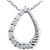 14K White Gold 9 Stone Diamond Journey Necklace 0.75ct 1 14K White Gold 9 Stone Diamond Journey Necklace 0.75ct -Its Hot Jewelry Shop 14k gold 9 stone diamond journey necklace 075ct p 28176 white 20220426