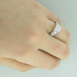 14K White Gold Affordable Diamond Engagement Ring 0.40ct 7 14K White Gold Affordable Diamond Engagement Ring 0.40ct -Its Hot Jewelry Shop 14k gold affordable diamond engagement ring 040ct p 6769bod