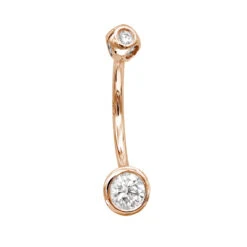 14K White Gold Diamond Belly Button Peircing Ring 0.66ct -Its Hot Jewelry Shop 14k gold and diamond belly button peircing ring 066ct p 5860 ro