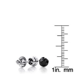 14K White Gold Black Diamond Earrings Bezel Set Studs 1.50ct 13 14K White Gold Black Diamond Earrings Bezel Set Studs 1.50ct -Its Hot Jewelry Shop 14k gold black diamond earrings bezel set studs 150ct p 6049 rulerwh