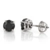 14K White Gold Black Diamond Earrings Prong Set Studs 1.50ct -Its Hot Jewelry Shop 14k gold black diamond earrings prong set studs 150ct p 6056 wh