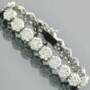 14K White Gold Cluster Designer Diamond Bracelet 15.40ct 2 14K White Gold Cluster Designer Diamond Bracelet 15.40ct -Its Hot Jewelry Shop 14k gold cluster designer diamond bracelet 1540ct p 5988