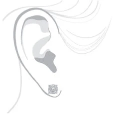 14K White Gold Cluster Diamond Stud Earrings 0.35ct By Luxurman 12 14K White Gold Cluster Diamond Stud Earrings 0.35ct By Luxurman -Its Hot Jewelry Shop 14k gold cluster diamond stud earrings 035ct by luxurman bodwh