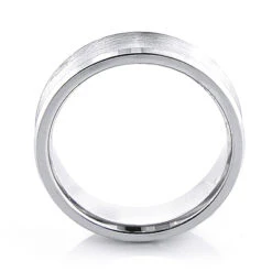 14K White Gold Concave Men's Wedding Band 6mm 9 14K White Gold Concave Men's Wedding Band 6mm -Its Hot Jewelry Shop 14k gold concave mens wedding band 4