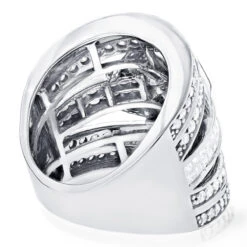 14K White Gold Criss Cross Diamond Ring 2.20ct -Its Hot Jewelry Shop 14k gold criss cross diamond ring 220ct p 7230 backwh