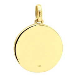 14K White Gold Cross In A Circle Diamond Pendant 0.33ct 18 14K White Gold Cross In A Circle Diamond Pendant 0.33ct -Its Hot Jewelry Shop 14k gold cross in a circle diamond pendant 033ct p 27295 back yellow