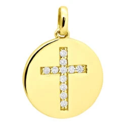 14K White Gold Cross In A Circle Diamond Pendant 0.33ct 15 14K White Gold Cross In A Circle Diamond Pendant 0.33ct -Its Hot Jewelry Shop 14k gold cross in a circle diamond pendant 033ct p 27295 yellow