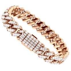 14K Yellow Gold Cuban Link Diamond Bracelet For Men 12mm 1/2in 24.5ct 12 14K Yellow Gold Cuban Link Diamond Bracelet For Men 12mm 1/2in 24.5ct -Its Hot Jewelry Shop 14k gold cuban link diamond bracelet for men 12mm 1 2in 24 5ct rose